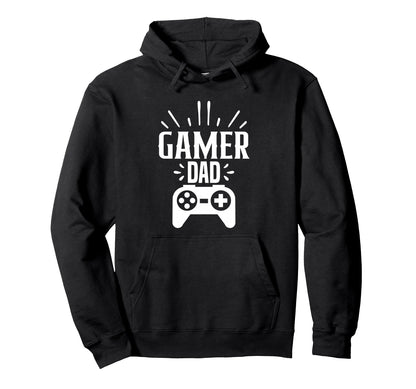 Gamer Dad Funny Video Game Gaming Hoodie - Fun Novelty Design for Adults - T-Shirt, Sweatshirt, Hoodie
