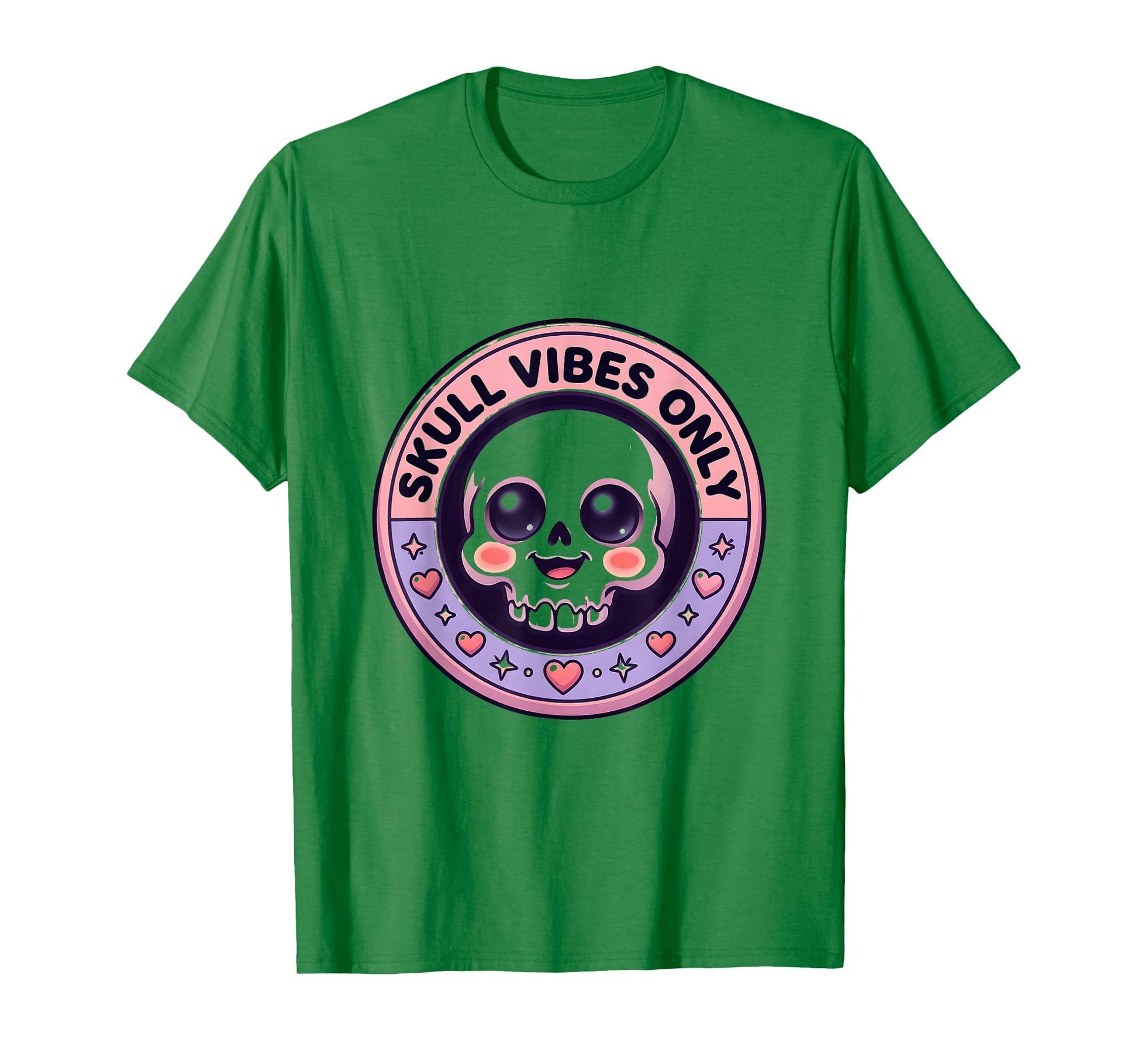 Skull Vibes Only Bold T-Shirt - Streetwear Style Men Women - T-Shirt, Sweatshirt, Hoodie