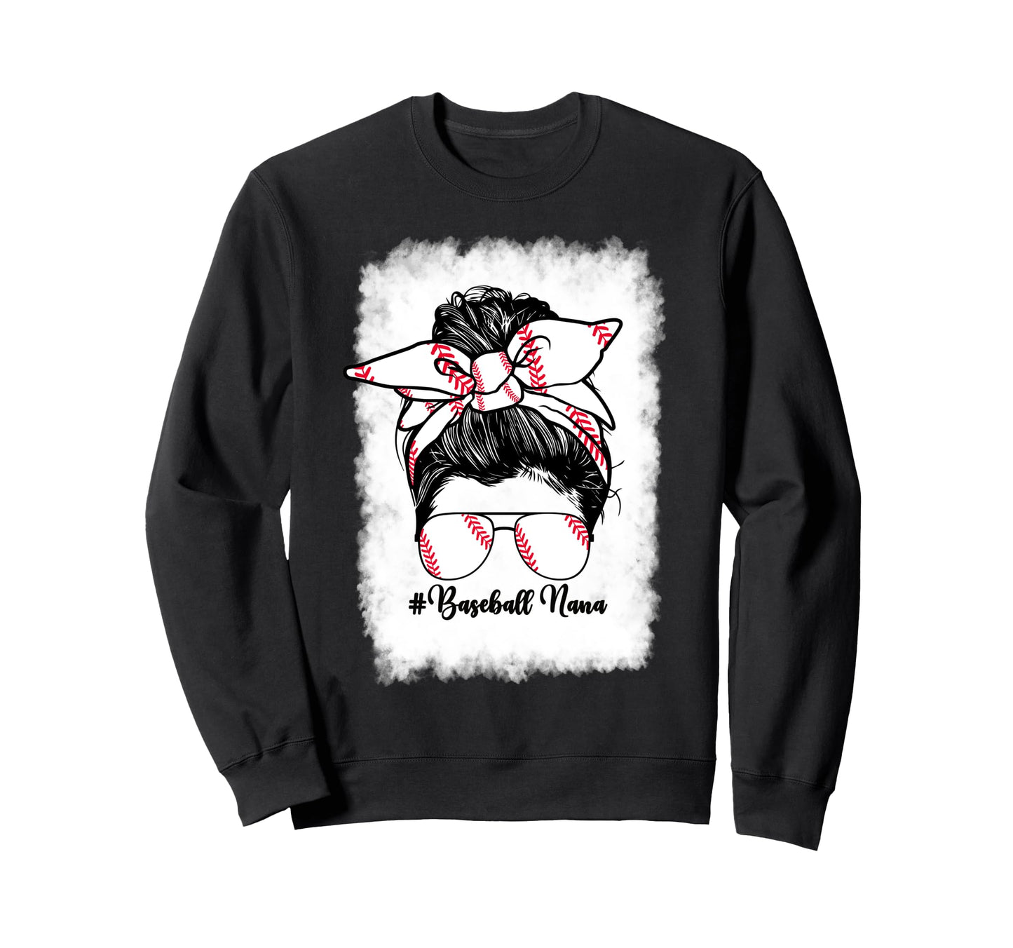 Baseball Nana Grandma From Sweatshirt - Custom Art Print Men Women - T-Shirt, Sweatshirt, Hoodie