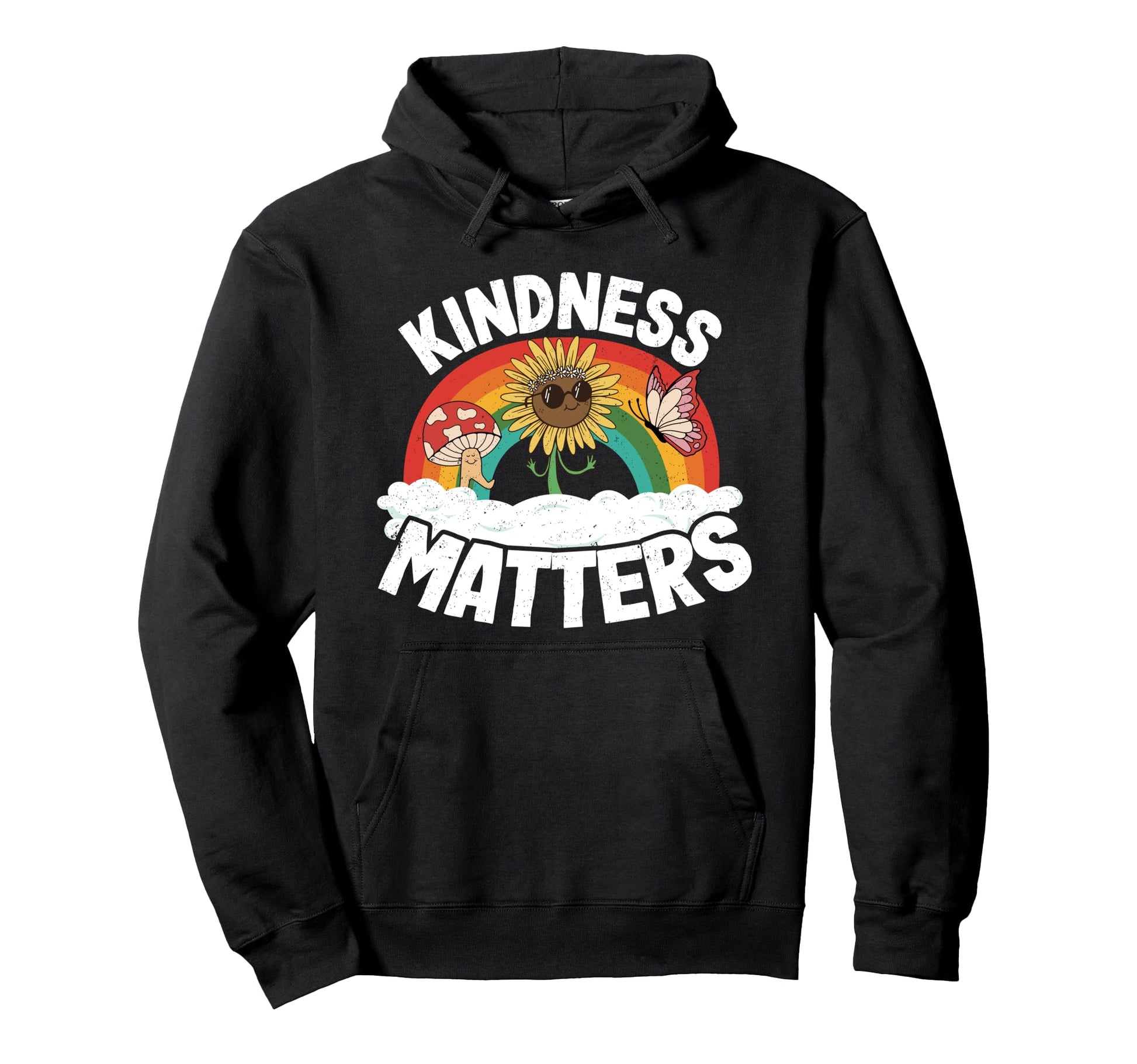 Positive Anti Bullying Rainbow Sped Hoodie - Graphic Print for Adults - T-Shirt, Sweatshirt, Hoodie