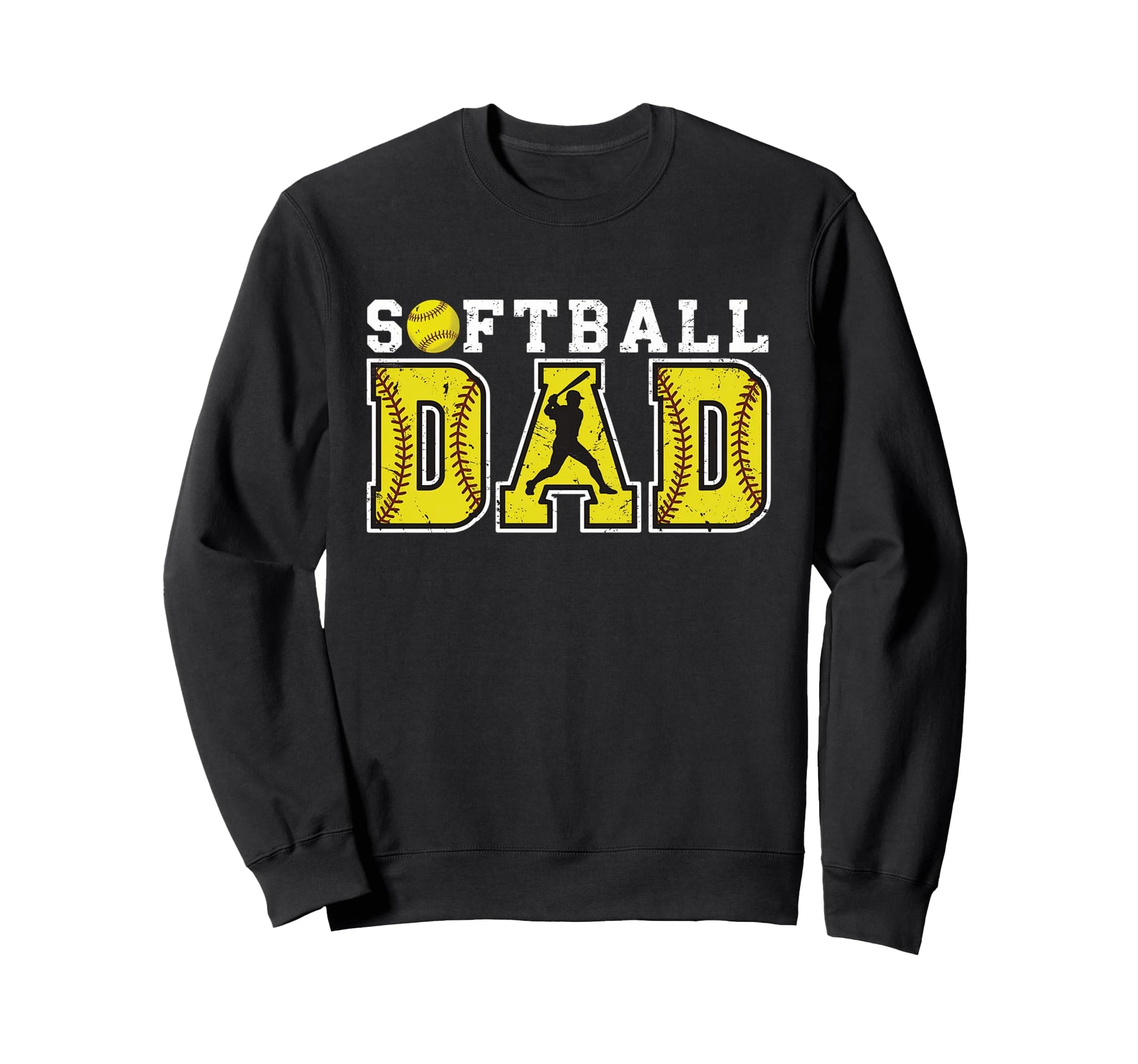 Proud Softball Dad Game Day Sports Sweatshirt - Custom Art Print Unisex - T-Shirt, Sweatshirt, Hoodie