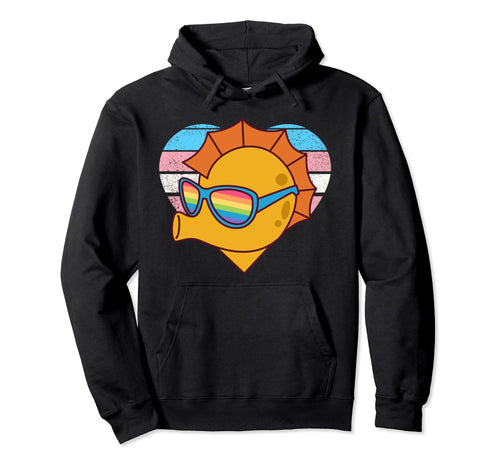 Seahorse Pride Trans Flag Rainbow Hoodie - Graphic Print for Adults - T-Shirt, Sweatshirt, Hoodie