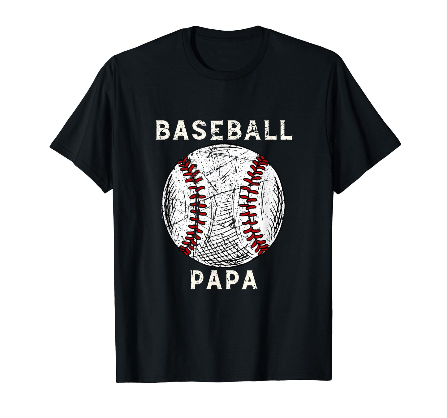 Baseball Papa Sports Player Baseball T-Shirt - Custom Art Print Unisex - T-Shirt, Sweatshirt, Hoodie