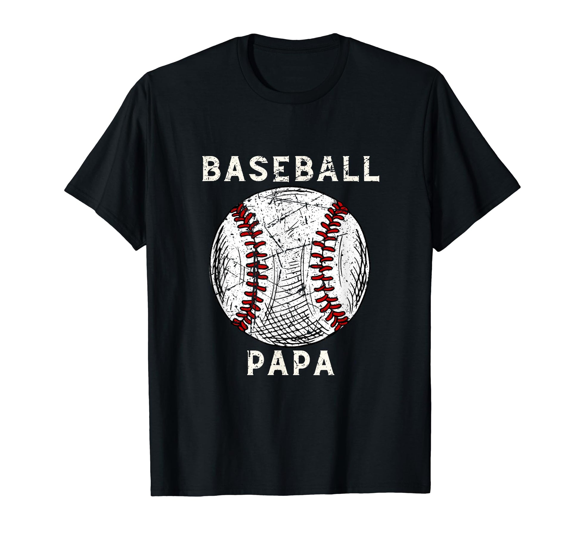 Baseball Papa Sports Player Baseball T-Shirt - Custom Art Print Unisex - T-Shirt, Sweatshirt, Hoodie