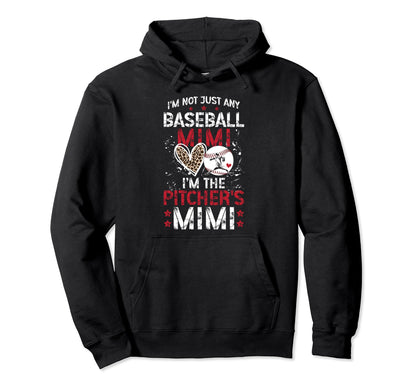 Im Baseball Pitcher Mimi Baseball Pitcher Hoodie - Custom Art Print Unisex - T-Shirt, Sweatshirt, Hoodie