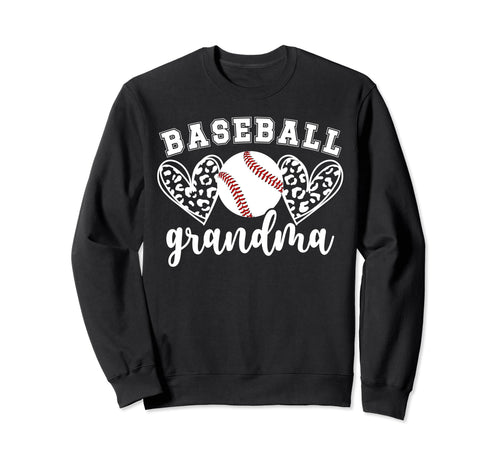 Baseball Grandma Baseball Player Sweatshirt - Unique Graphic for Adults - T-Shirt, Sweatshirt, Hoodie