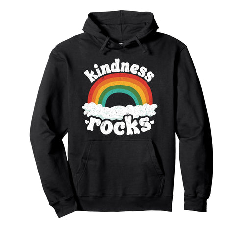 Hippie Teacher Anti Bullying Rainbow Hoodie - Graphic Print Men Women - T-Shirt, Sweatshirt, Hoodie