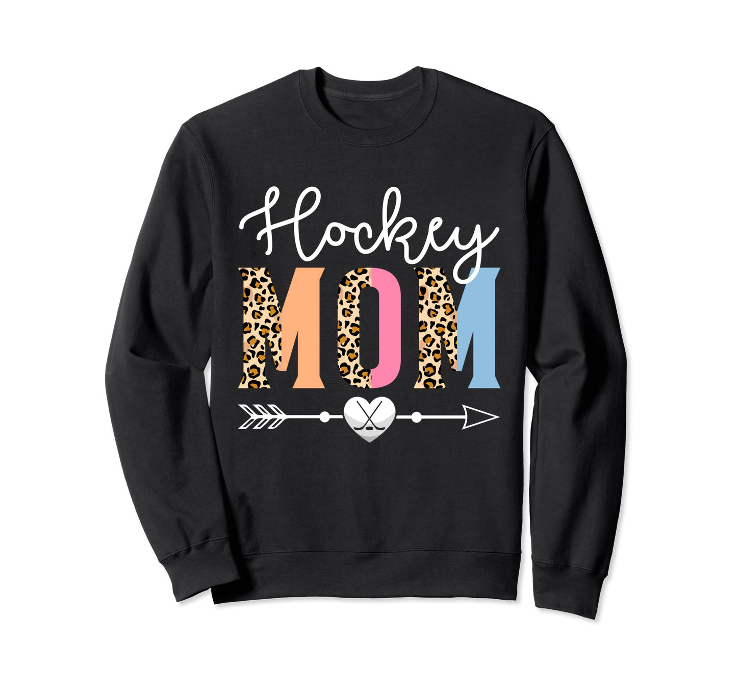 Hockey Mom Hockey Game Mothers Day Sweatshirt - Trendy Graphic for Adults - T-Shirt, Sweatshirt, Hoodie