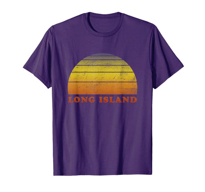 Long Island 70S Throwback Surf T-Shirt - Streetwear Style Men Women - T-Shirt, Sweatshirt, Hoodie