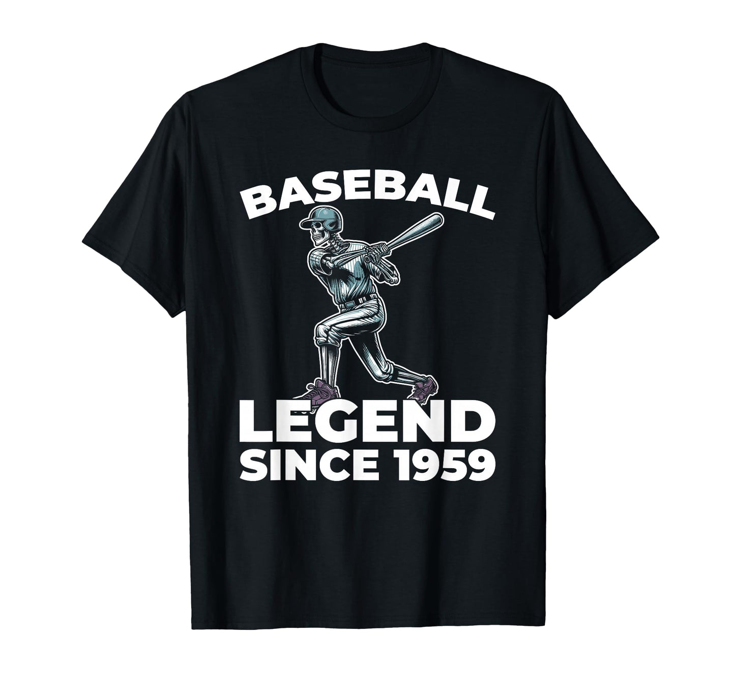 Born 1959 Baseballer Baseball Sport T-Shirt - Aesthetic Graphic Men Women - T-Shirt, Sweatshirt, Hoodie