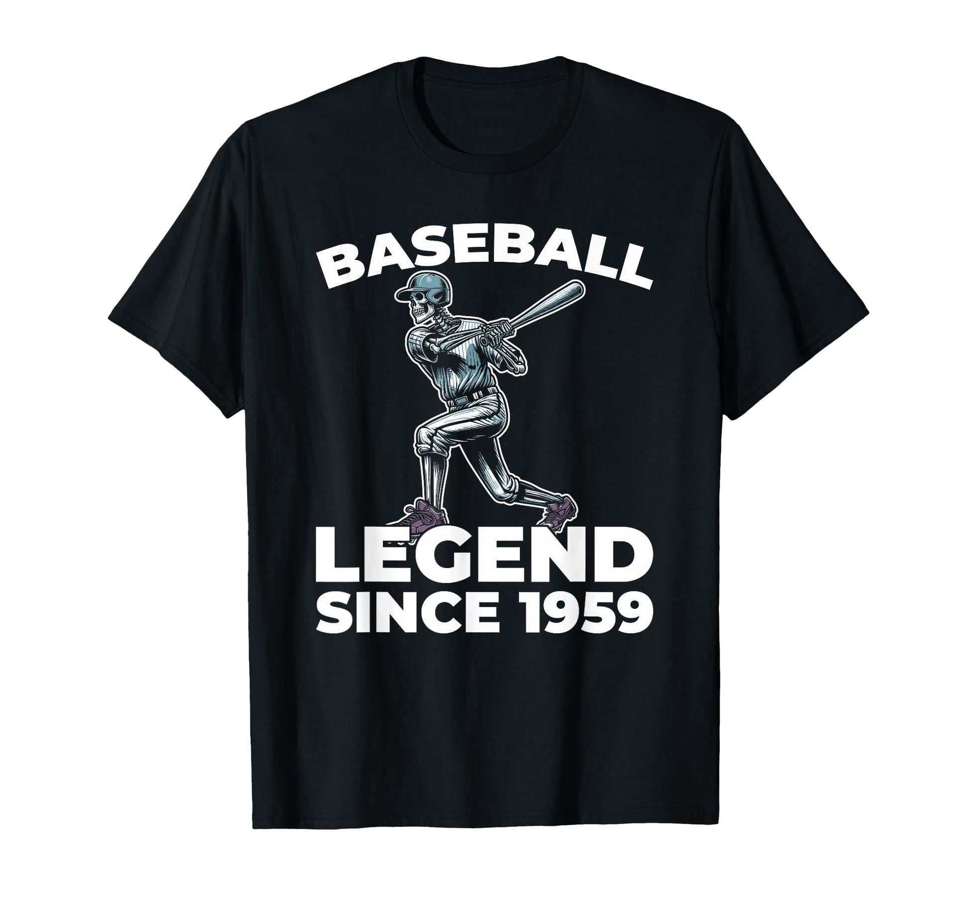 Born 1959 Baseballer Baseball Sport T-Shirt - Aesthetic Graphic Men Women - T-Shirt, Sweatshirt, Hoodie