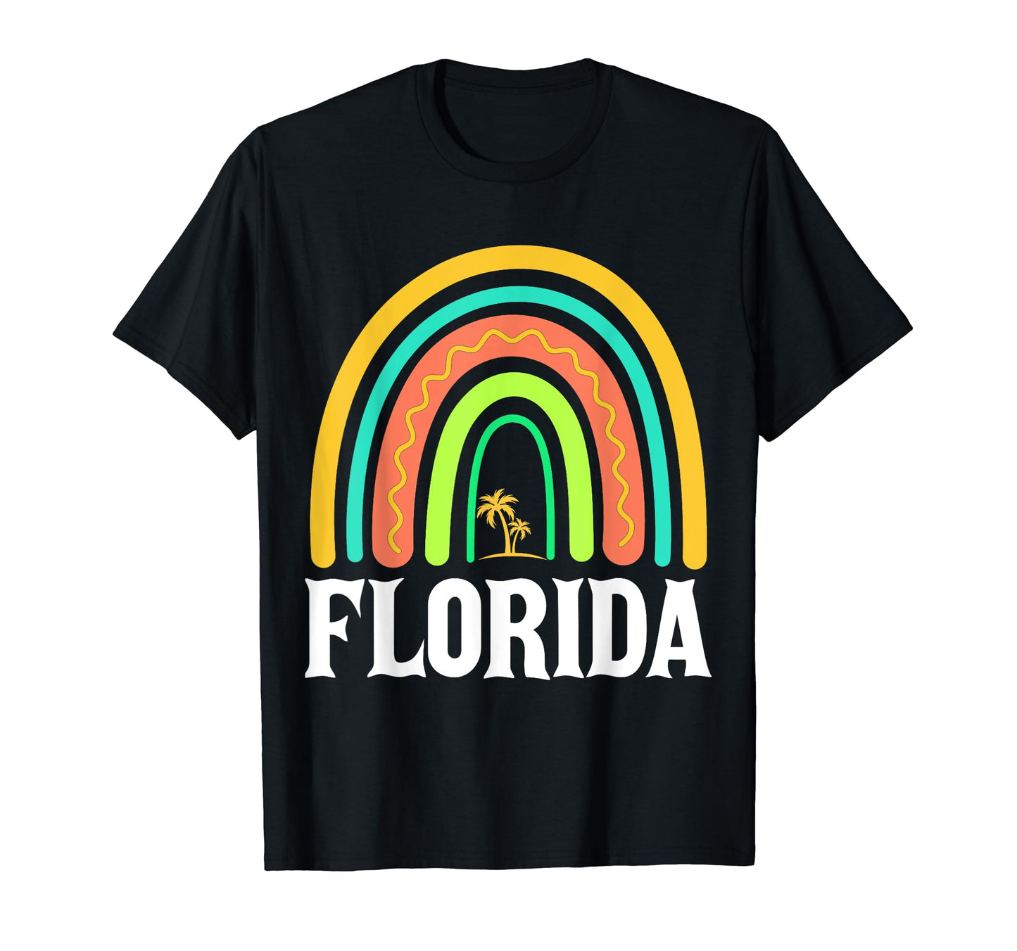 Florida Vacation Souvenir Rainbow T-Shirt - Fun Novelty Design Unisex - T-Shirt, Sweatshirt, Hoodie