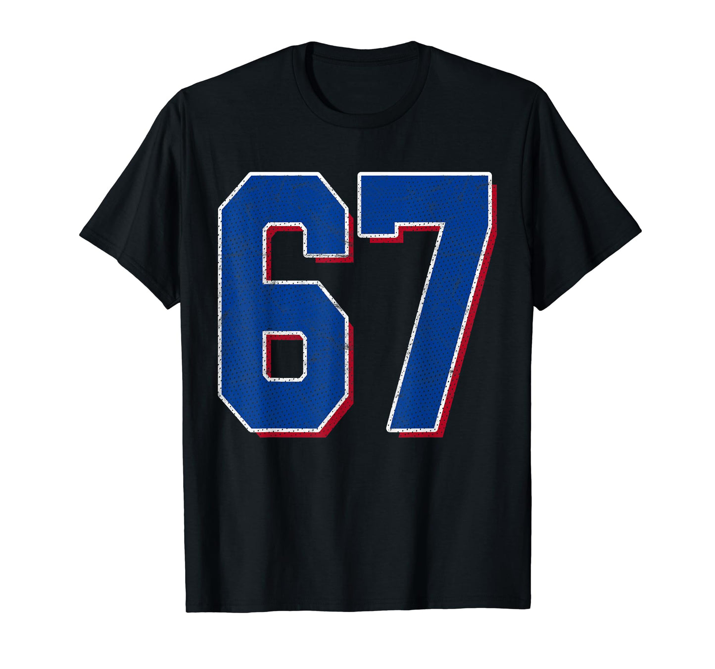 Number 67 Numbered Uniform Sports Team T-Shirt - Unique Graphic for Adults - T-Shirt, Sweatshirt, Hoodie