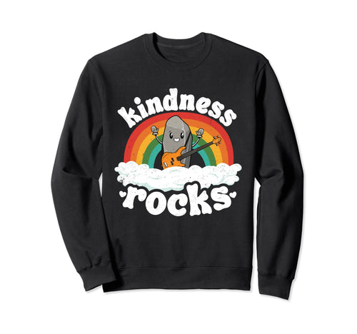 Anti Bullying Rainbow Music Teacher Sweatshirt - Trendy Graphic Unisex - T-Shirt, Sweatshirt, Hoodie