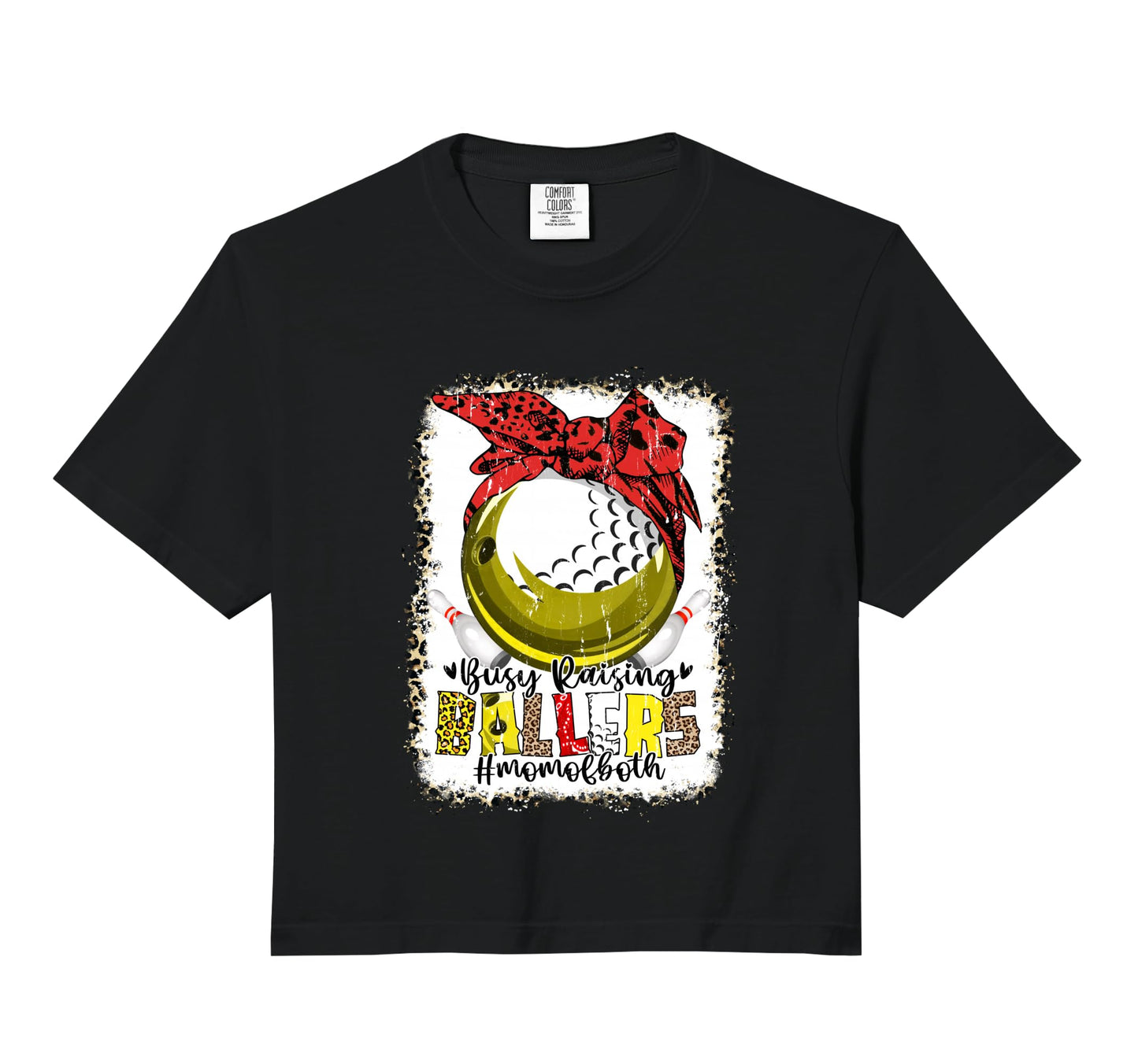 Mom Both Bowling Golf Busy Raising Sweatshirt - Unique Graphic Men Women - T-Shirt, Sweatshirt, Hoodie