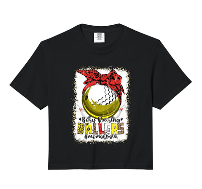 Mom Both Bowling Golf Busy Raising Sweatshirt - Unique Graphic Men Women - T-Shirt, Sweatshirt, Hoodie