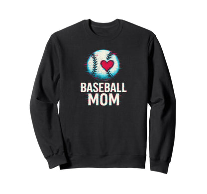 Baseball Mom Proud Son Sweatshirt - Casual Everyday Wear for Adults - T-Shirt, Sweatshirt, Hoodie