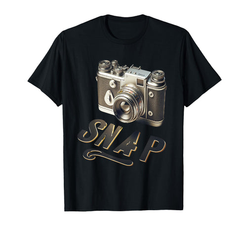 Snap Camera Photography T-Shirt - Trendy Graphic for Adults - T-Shirt, Sweatshirt, Hoodie