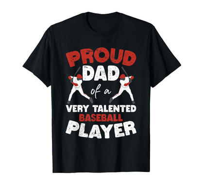 Fathers Day Baseball Dad Parent T-Shirt - Fun Novelty Design Men Women - T-Shirt, Sweatshirt, Hoodie