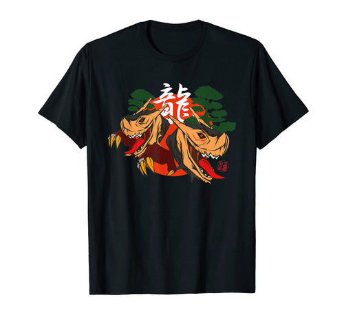 Chinese Asian Dragon Grunge Edgy T-Shirt - Aesthetic Graphic Men Women - T-Shirt, Sweatshirt, Hoodie
