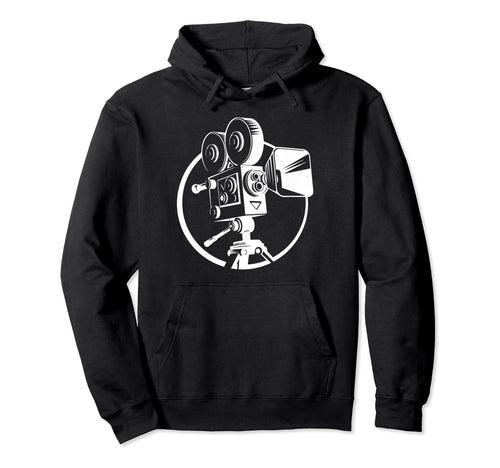 Film Lover 35Mm 70Mm Movie Camera Hoodie - Novelty Apparel for Adults - T-Shirt, Sweatshirt, Hoodie
