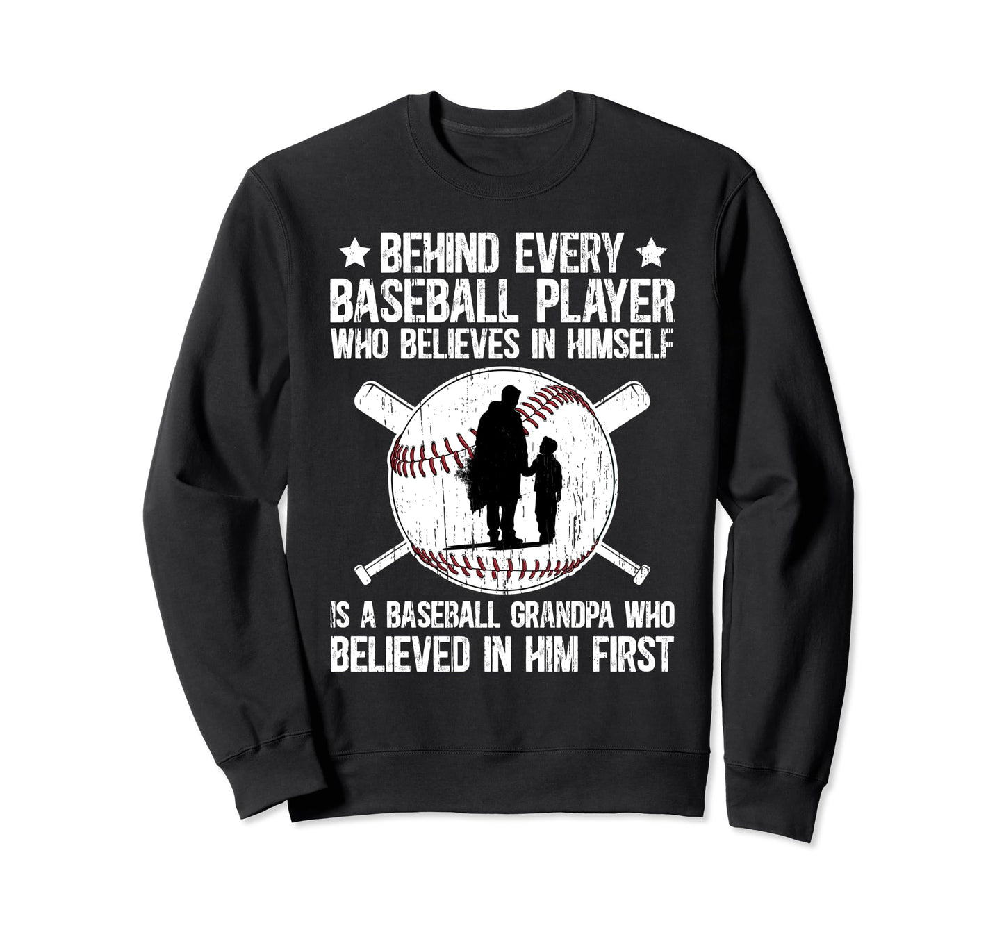 Baseball Grandpa Proud Grandpa Sweatshirt - Fun Novelty Design Unisex - T-Shirt, Sweatshirt, Hoodie