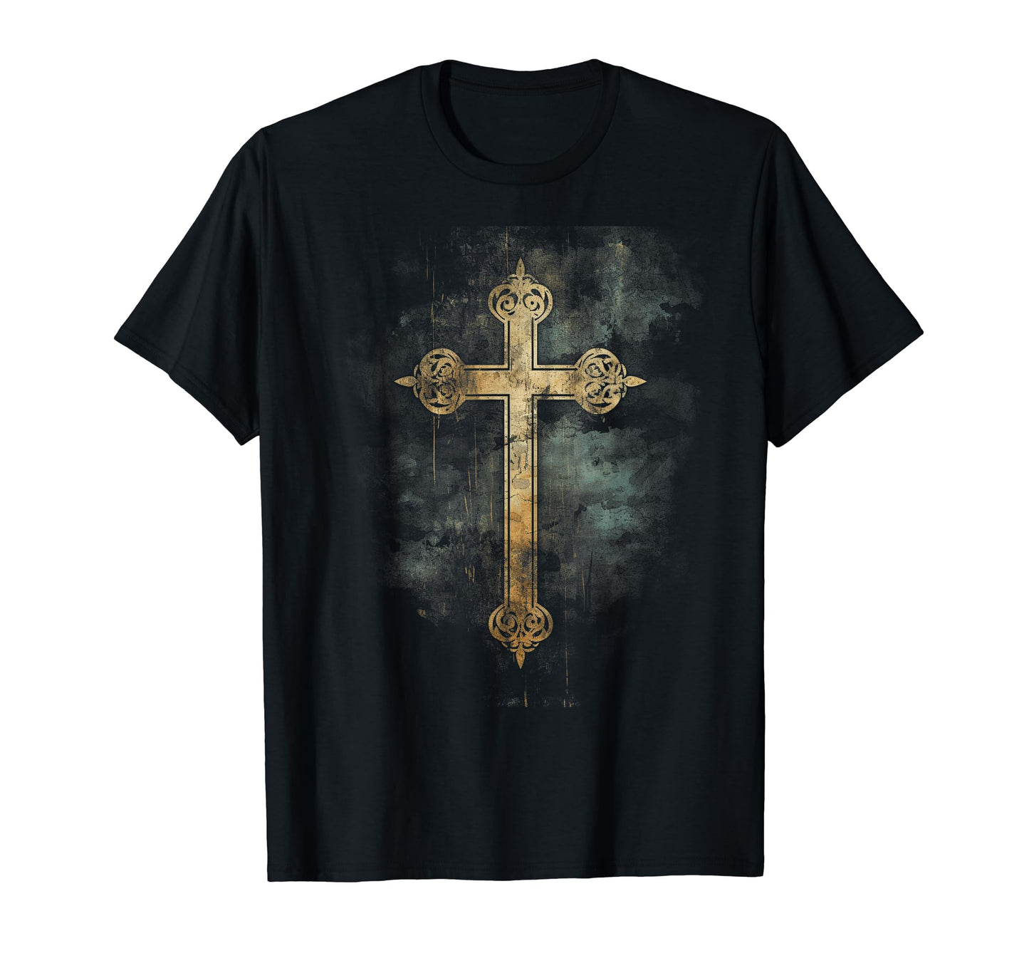 Cross Distressed 90S Goth Grunge Vibes 6 T-Shirt - Unique Graphic Men Women - T-Shirt, Sweatshirt, Hoodie