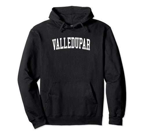 Valledupar Colombia Distressed White Hoodie - Aesthetic Graphic Unisex - T-Shirt, Sweatshirt, Hoodie