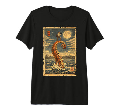 Photographer Japanese Octopus Camera T-Shirt - Graphic Print Unisex - T-Shirt, Sweatshirt, Hoodie