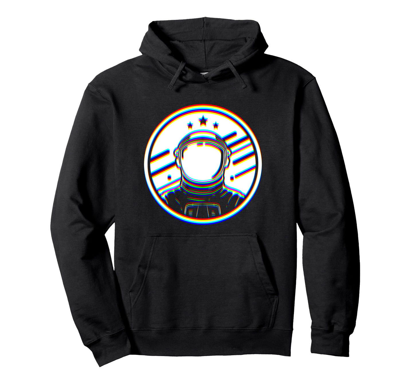 Glitch Art Edm Rave Optical Hoodie - Casual Everyday Wear for Adults - T-Shirt, Sweatshirt, Hoodie