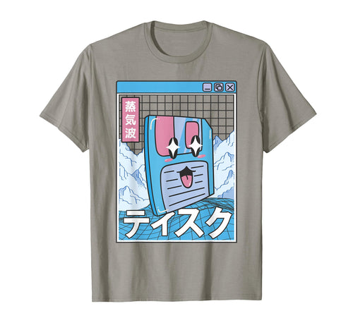 Floppy Disk Kawaii Grid Vaporwave T-Shirt - Aesthetic Graphic for Adults - T-Shirt, Sweatshirt, Hoodie