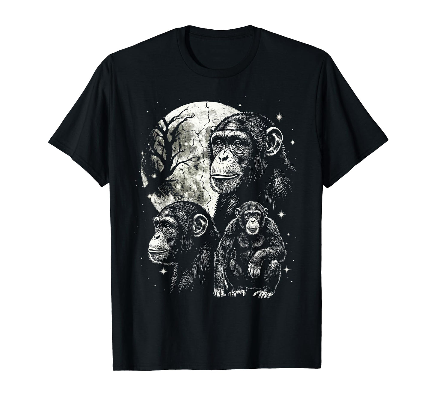 Chimpanzee 90S Aesthetic Y2K Monkey T-Shirt - Custom Art Print Unisex - T-Shirt, Sweatshirt, Hoodie