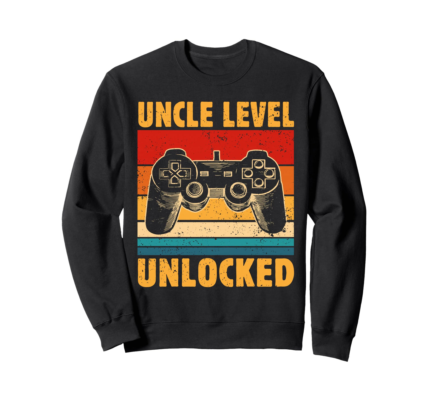 Video Gamer New Uncle Level Unlocked Sweatshirt - Unique Graphic Men Women - T-Shirt, Sweatshirt, Hoodie