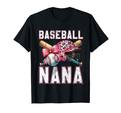 Baseball Nana Baseball Player T-Shirt - Casual Everyday Wear Unisex - T-Shirt, Sweatshirt, Hoodie