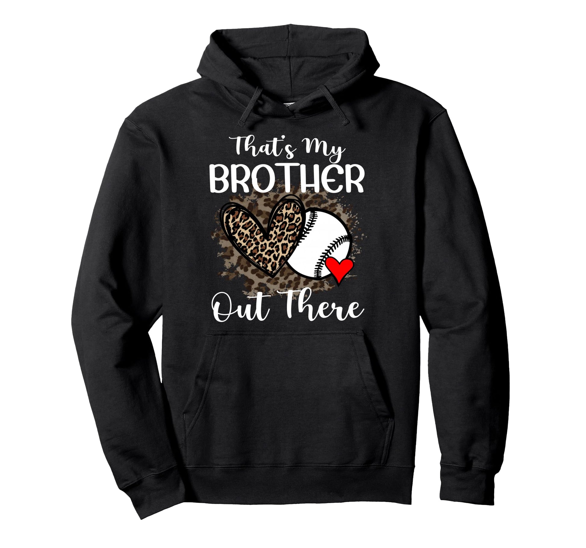Brother Sister Baseball Funny Thats My Hoodie - Aesthetic Graphic Unisex - T-Shirt, Sweatshirt, Hoodie