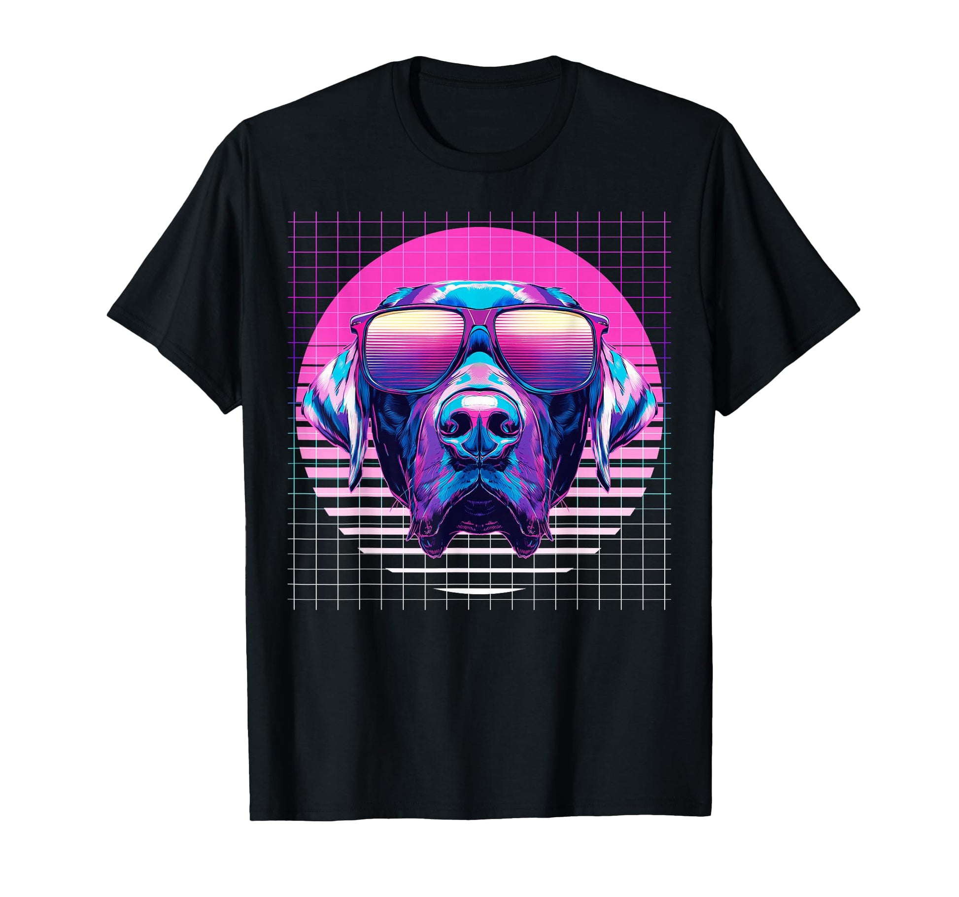 Labrador Retriever Sunglasses Dog T-Shirt - Trendy Graphic for Adults - T-Shirt, Sweatshirt, Hoodie