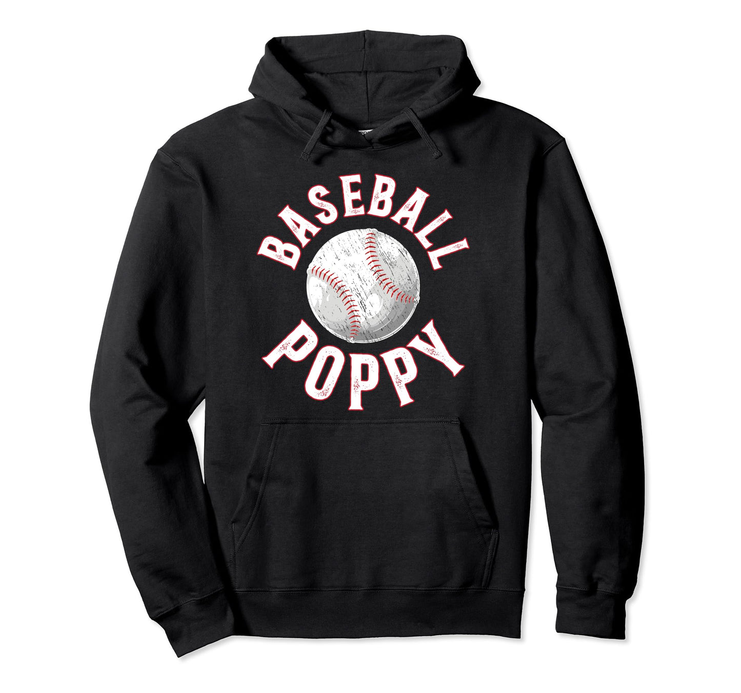 Baseball Poppy Proud Poppy Baseball Hoodie - Aesthetic Graphic for Adults - T-Shirt, Sweatshirt, Hoodie