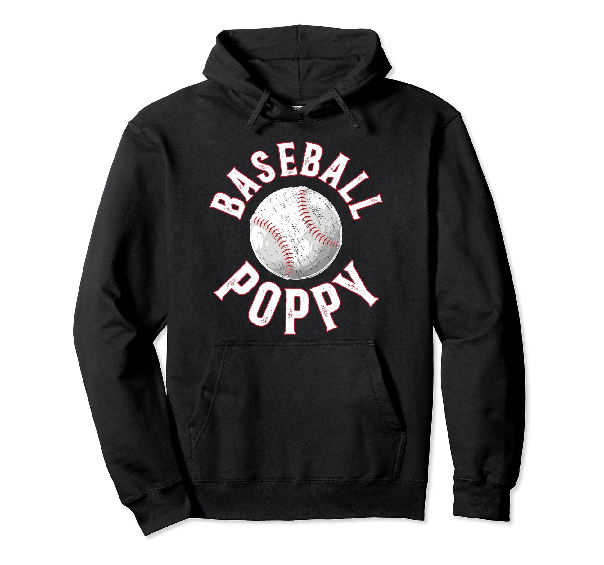 Baseball Poppy Proud Poppy Baseball Hoodie - Aesthetic Graphic for Adults - T-Shirt, Sweatshirt, Hoodie