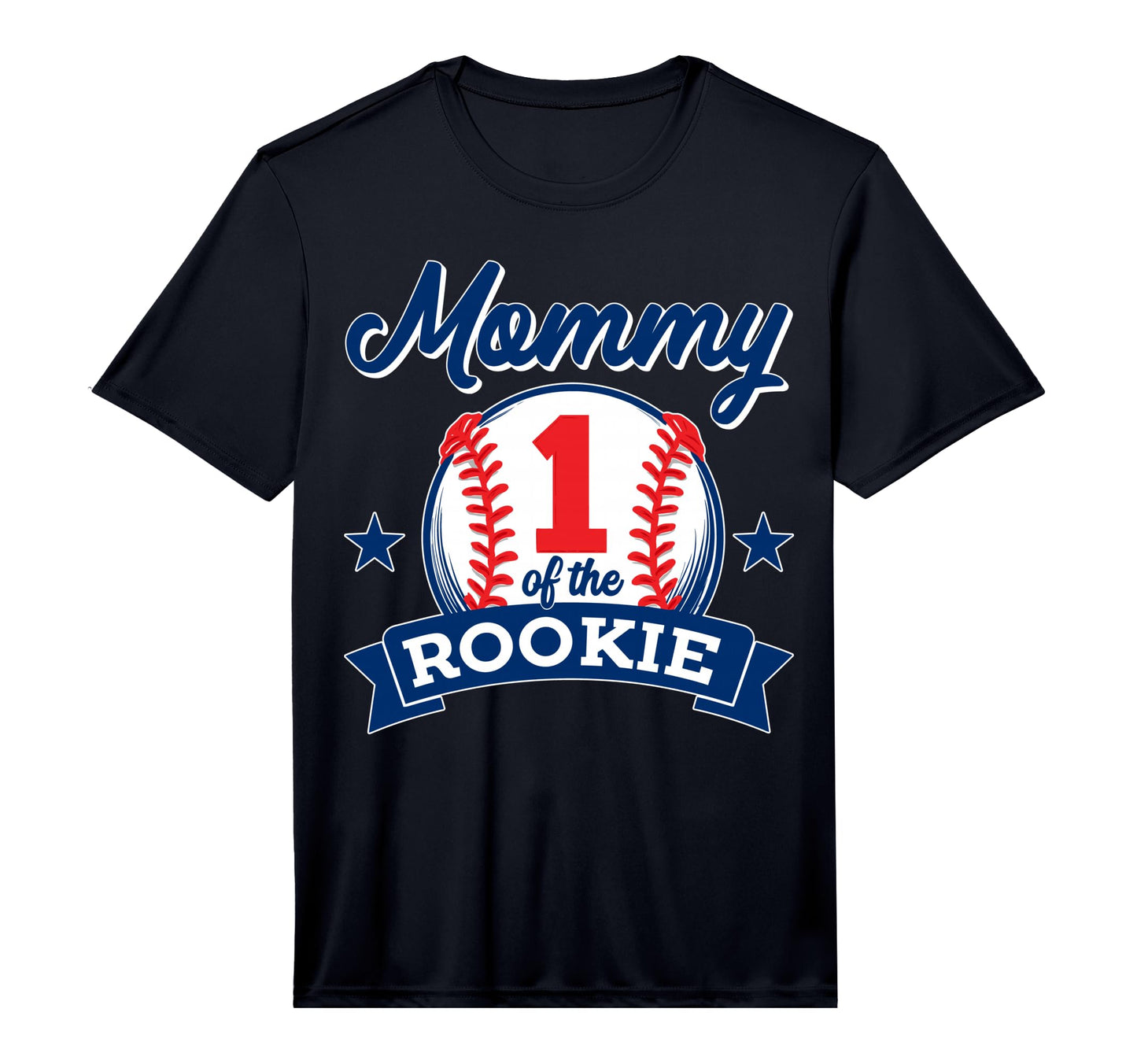 Mens Mommy Rookie 1St Birthday T-Shirt - Unique Graphic for Adults - T-Shirt, Sweatshirt, Hoodie