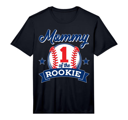 Mens Mommy Rookie 1St Birthday T-Shirt - Unique Graphic for Adults - T-Shirt, Sweatshirt, Hoodie