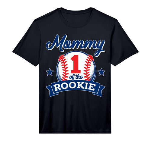Mens Mommy Rookie 1St Birthday T-Shirt - Unique Graphic for Adults - T-Shirt, Sweatshirt, Hoodie
