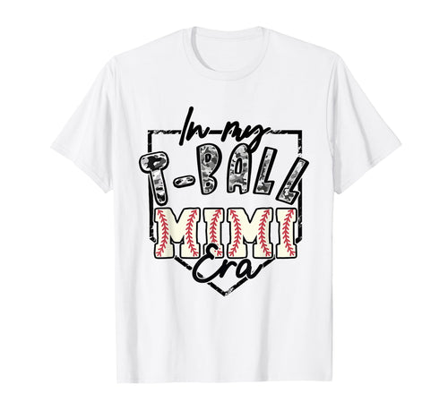 My T Ball Mimi Era Camo Ball T-Shirt - Streetwear Style for Adults - T-Shirt, Sweatshirt, Hoodie