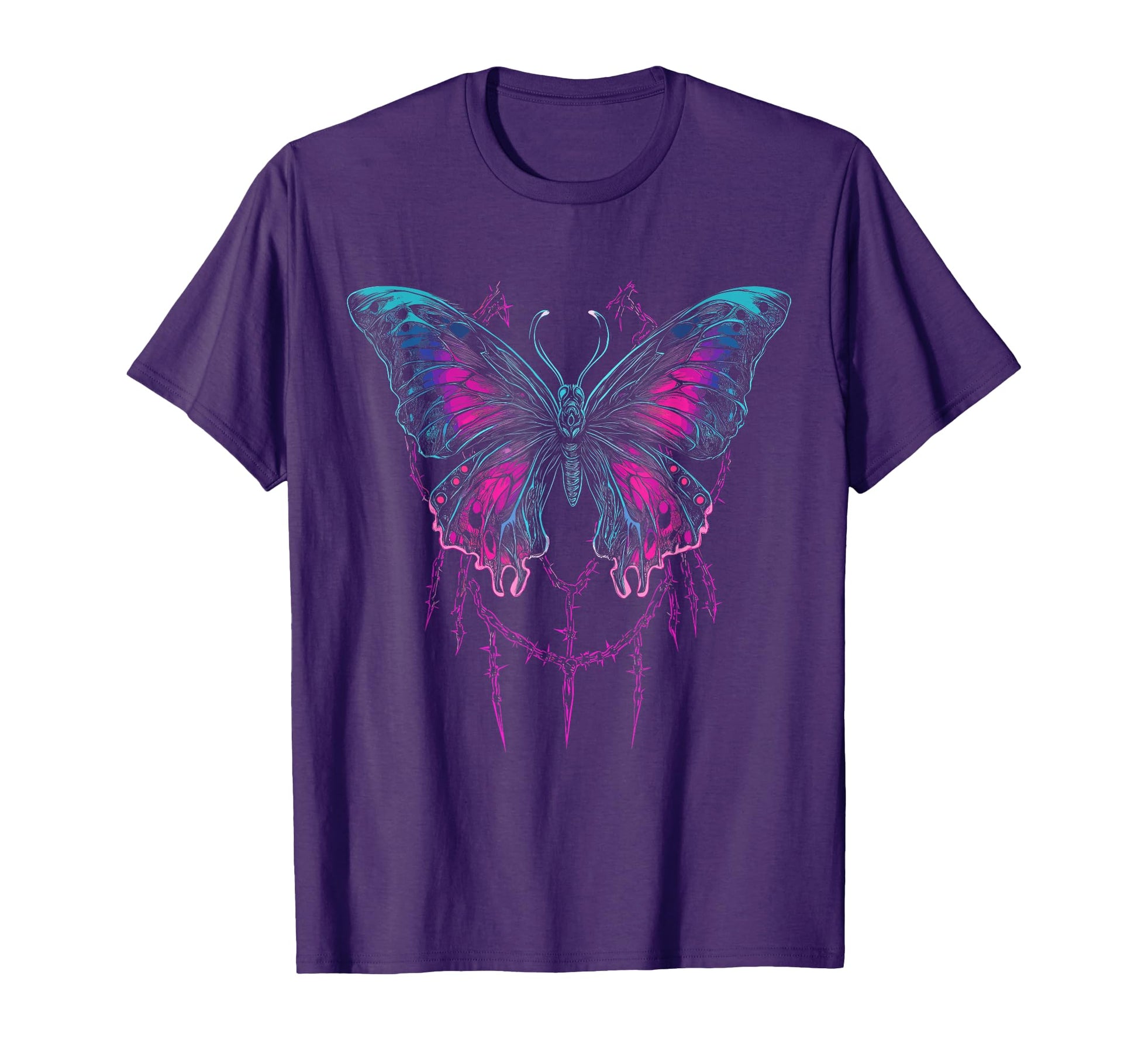 Y2K Butterfly Gothic Grunge Aesthetic T-Shirt - Trendy Graphic Unisex - T-Shirt, Sweatshirt, Hoodie