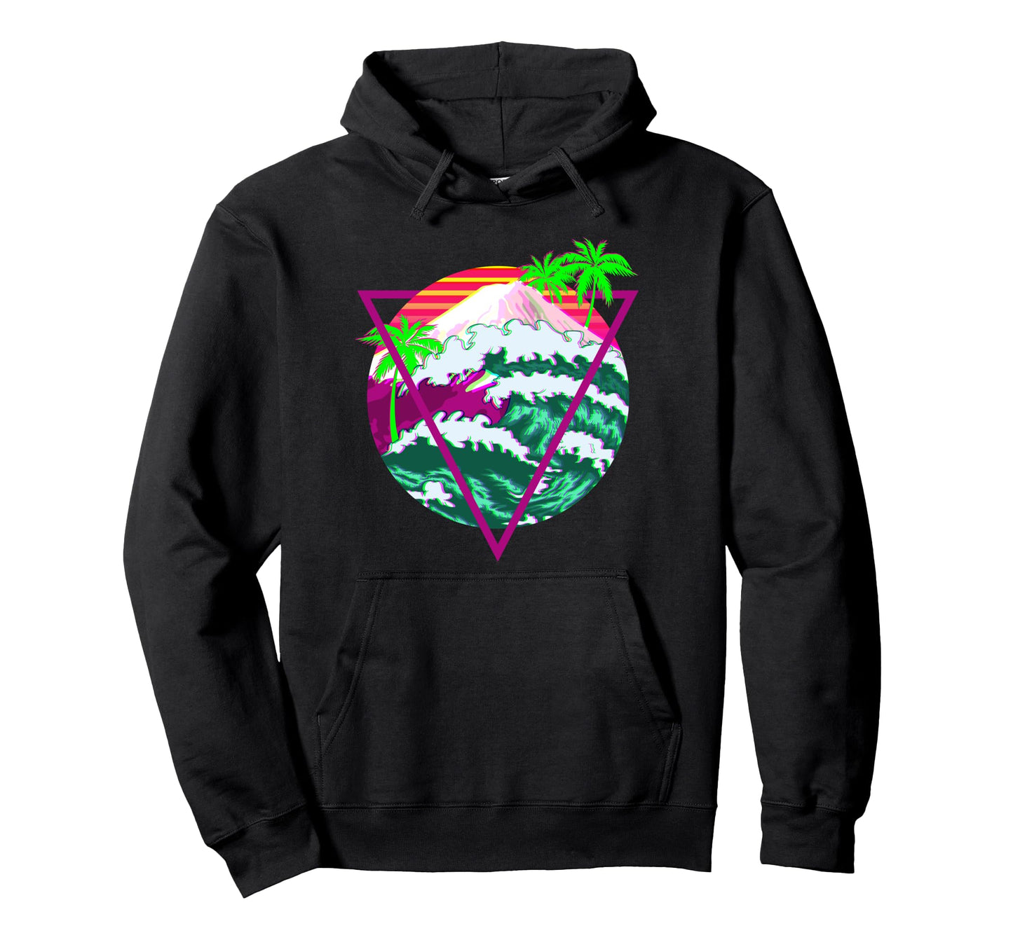 Vaporwave Aesthetic Japanese Waves 1980S Hoodie - Streetwear Style Unisex - T-Shirt, Sweatshirt, Hoodie