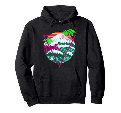 Vaporwave Aesthetic Japanese Waves 1980S Hoodie - Streetwear Style Unisex - T-Shirt, Sweatshirt, Hoodie