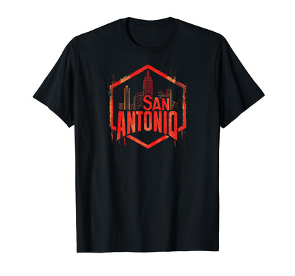 San Antonio Grit 90S Grunge T-Shirt - Aesthetic Graphic for Adults - T-Shirt, Sweatshirt, Hoodie