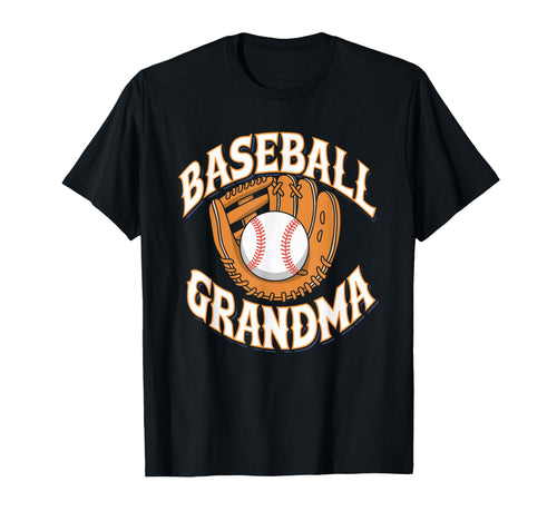 Proud Baseball Grandma Heart T-Shirt - Novelty Apparel Men Women - T-Shirt, Sweatshirt, Hoodie