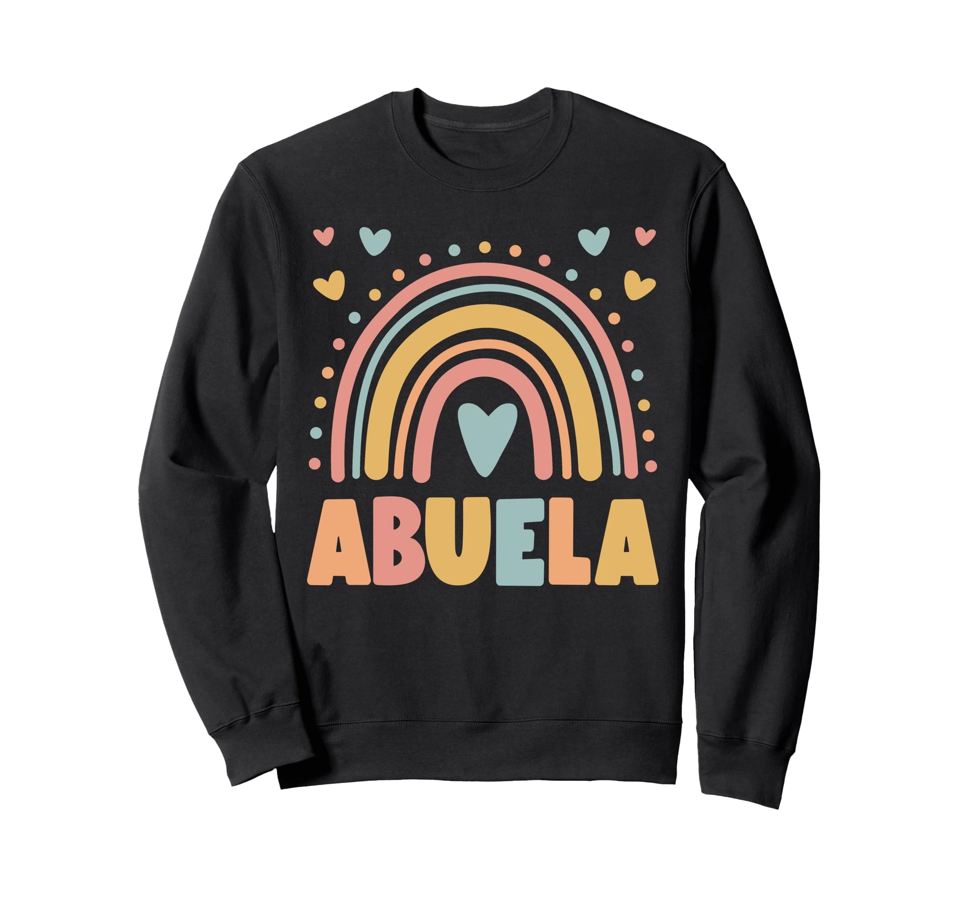 Abuela Birthday Boho Rainbow Birthday Sweatshirt - Trendy Graphic Unisex - T-Shirt, Sweatshirt, Hoodie