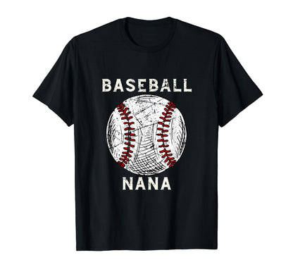 Baseball Nana Sports Baseball Player T-Shirt - Trendy Graphic Unisex - T-Shirt, Sweatshirt, Hoodie