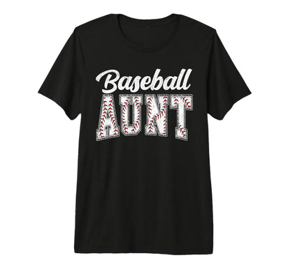 Baseball Aunt Baseball Auntie Nephew T-Shirt - Unique Graphic for Adults - T-Shirt, Sweatshirt, Hoodie